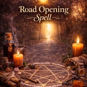 Mystical Road Opening Spell Kit - Brown and Gold
